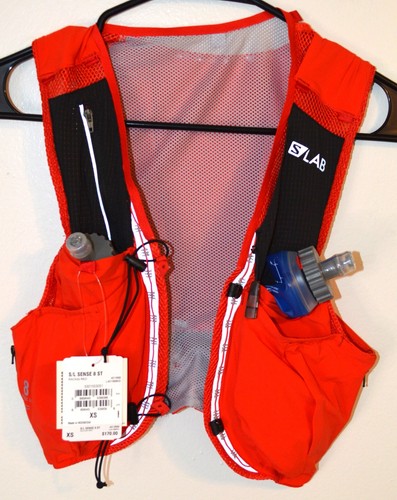 Ensemble gilet hydratant Salomon S/Lab Sense Ultra 8 XS - NEUF AVEC ÉTIQUETTES - Photo 1 sur 4