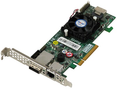 RAID CONTROLLER KARTE ARECA ARC-1882LP RAID 1Gbps SAS PCI-E 1x SAS (SFF-8088)