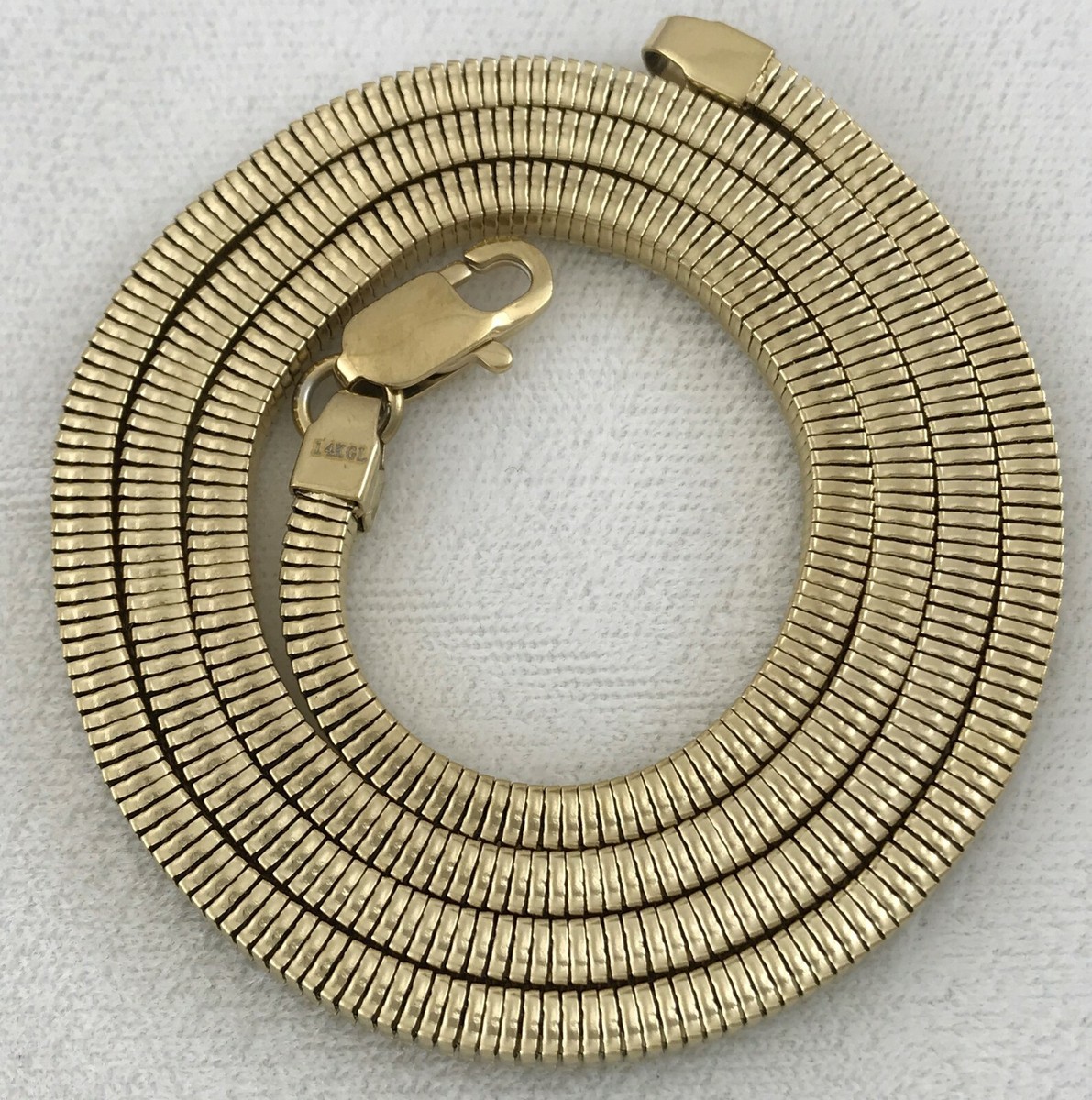 14k Gold 10k Gold Snake Chain 10k Yellow Gold Snake Chain 24