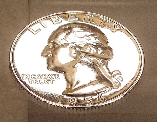 1956 Gem Proof Quarter 90% Silver  "EYE CANDY"  Blazing  Surfaces  #106