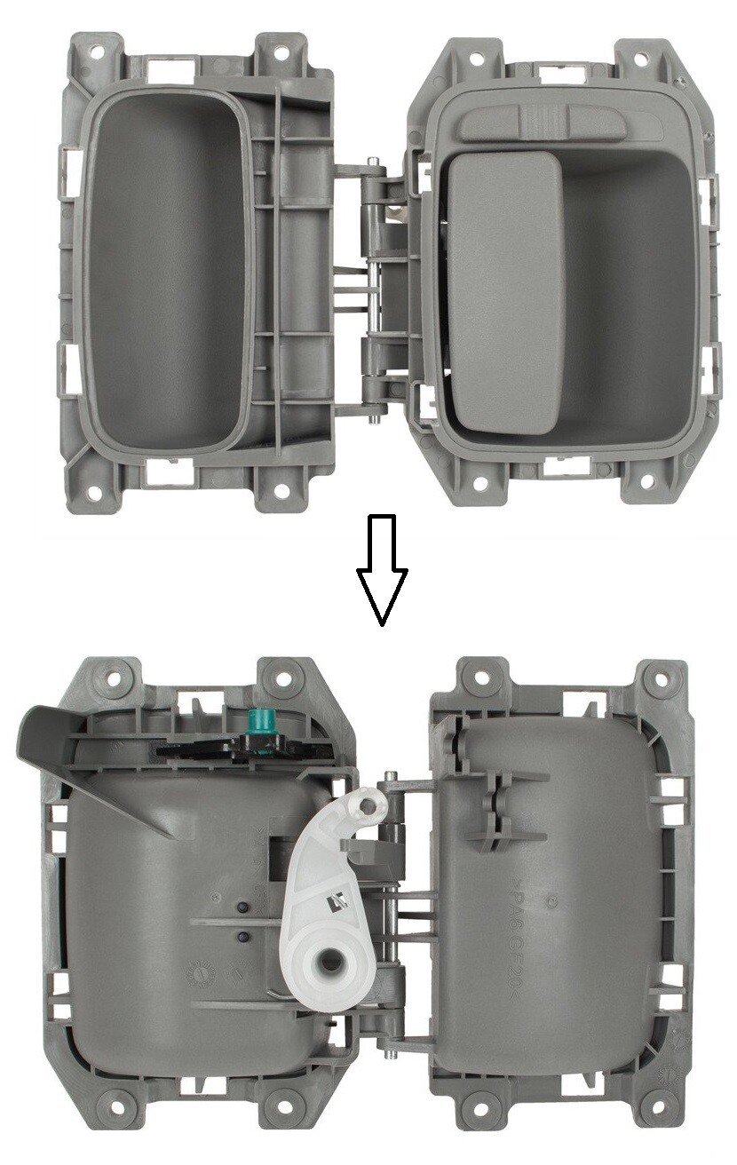 Poignée de porte intérieure de haute résistance pour Mercedes Sprinter 906 d'origine OEM