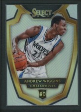 Andrew Wiggins Panini Select Silver Rookie RC #120 2014-15