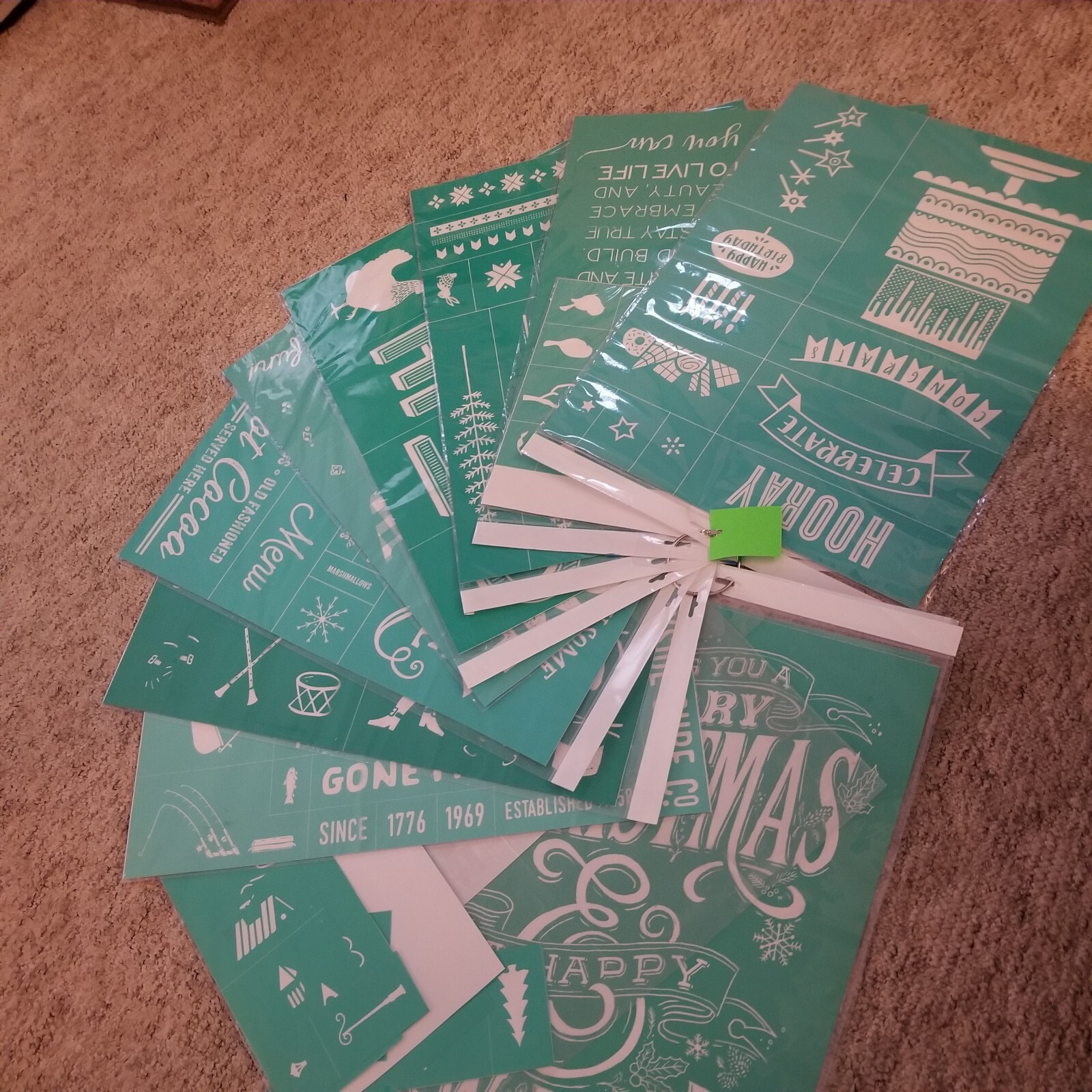 New in package Chalk Couture RETIRED size E transfers CHOICE (18