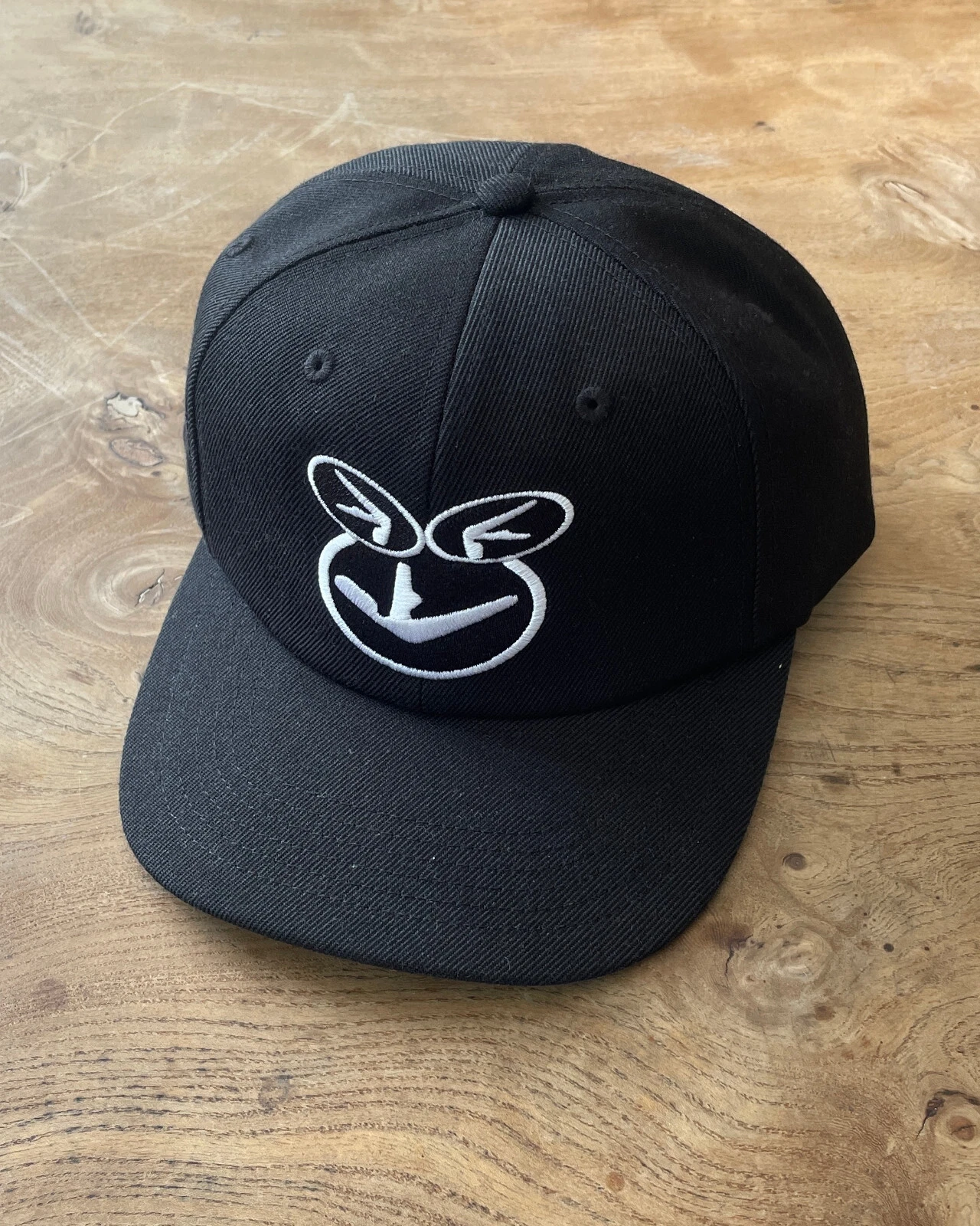 Casquette Supreme x Aphex Twin noire réglable taille unique neuve avec étiquettes