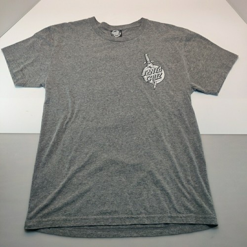 Santa Cruz Skateboards Mens Shirt Gray Screaming Hand Logo Shirt Small - Picture 3 of 9