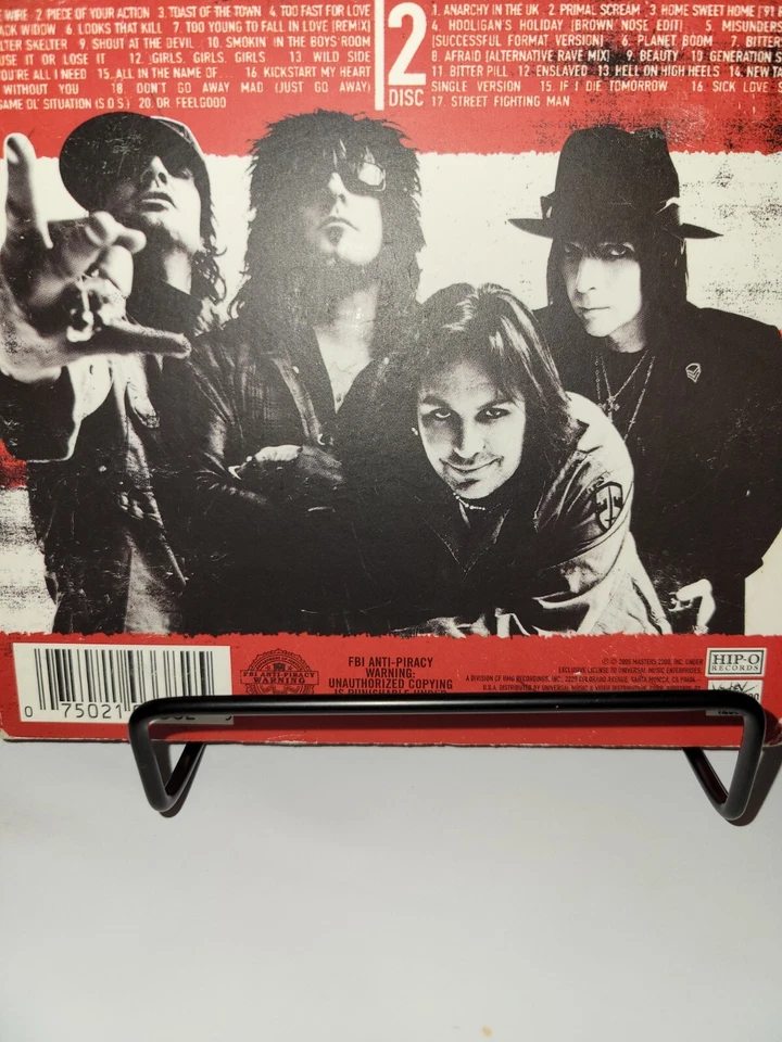 5x7 Promo Sticker Plus Red, White & Crüe Mötley Crüe CD, 2005, 2 Discs Set Foto 2 de 4