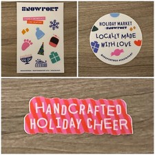 Boston Massachusetts Snowport Stickers Decals PICK  CHOOSE Christmas Hanukkah