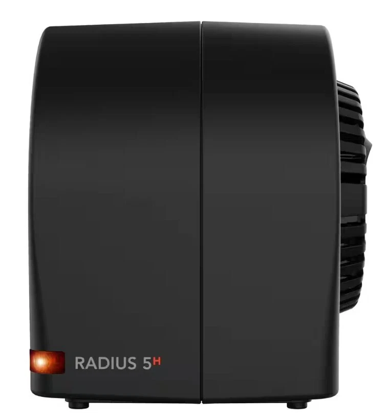 Calentador de espacio portátil de radio de imagen más nítido con asa de transporte integrada Foto 2 de 4