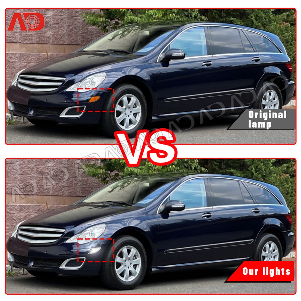 Fit for Mercedes R Class R320 R350 R500 R63 AMG Left & Right Turn Signal Light - Image 3 of 4