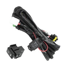 H8 Nebelscheinwerfer Kabelbaum 12V 40A Relais Schalter Kit Fit Für Nissan az