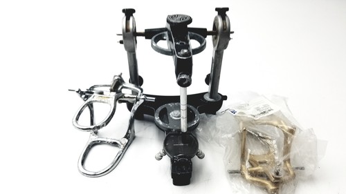 Hanau Semi-Adjustable Dental Modular With Chrome Articulator - Picture 2 of 16