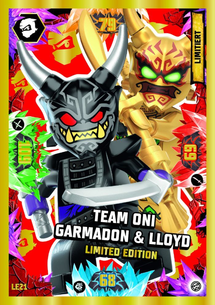 LEGO Ninjago Serie 8 Trading Card LE21 - Oni Garmadon