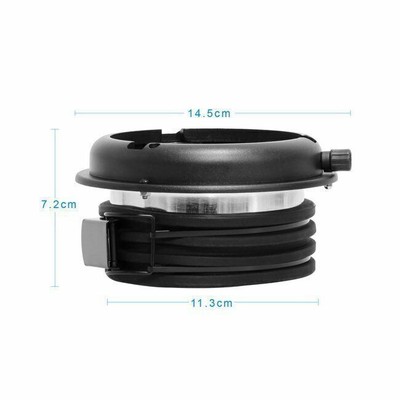 Profoto to Bowens Mount Speedring Adapter Convertor for Studio Flash Strobe New