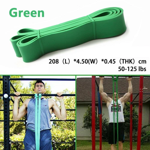 5PCS Heavy Duty Resistance Bands Gym Yoga Loop Strength Fitness Exercise Workout - Bild 11 von 19