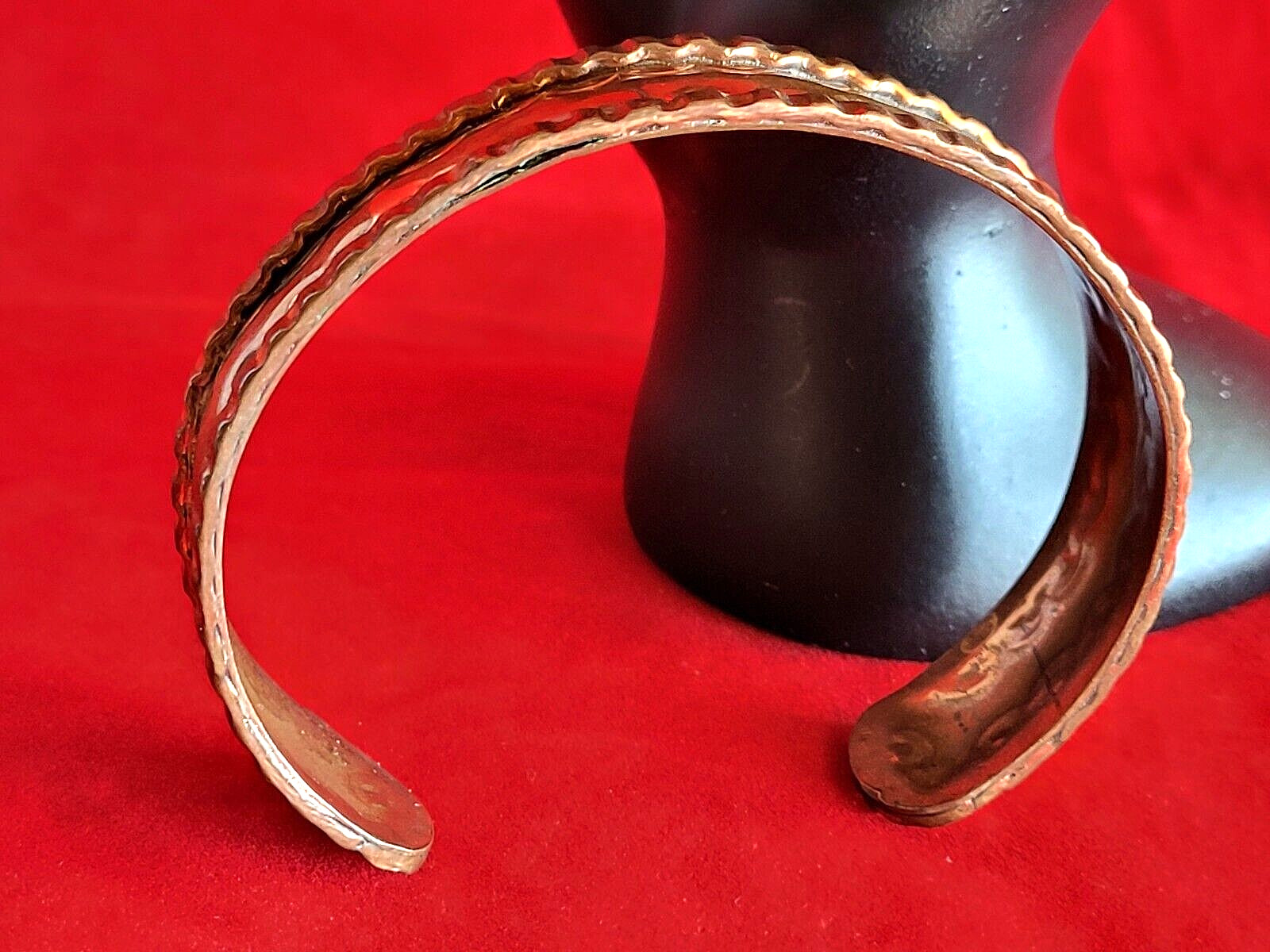 BRACELET-Handmade Solid Copper Cuff Style Bracele… - image 9