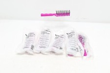 6 pack of 7 Rows VENT BRUSH Hair Stylist Brush by The bobby Company -Purple
