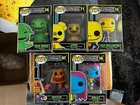 Funko Pop! Disney NBC Blacklight Jack Sally Zero Oogie & Mayor Set of 5