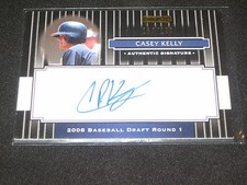 CASEY KELLY HAND SIGNED AUTOGRAPHED RAZOR CERTIFIED AUTHENTIC BASEBALL CARD /199
