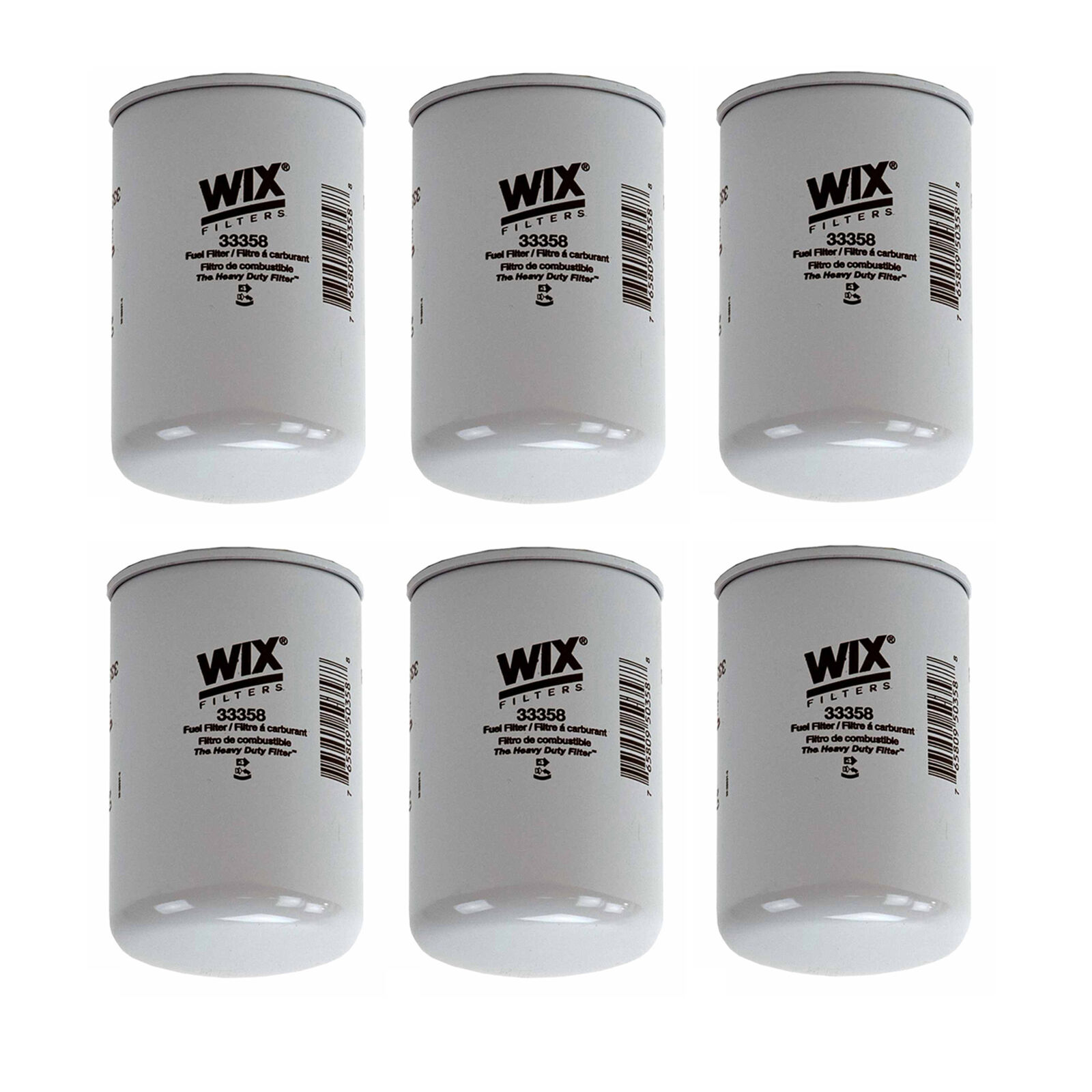 Wix 33358 Fuel Filter Set (6 Pieces)