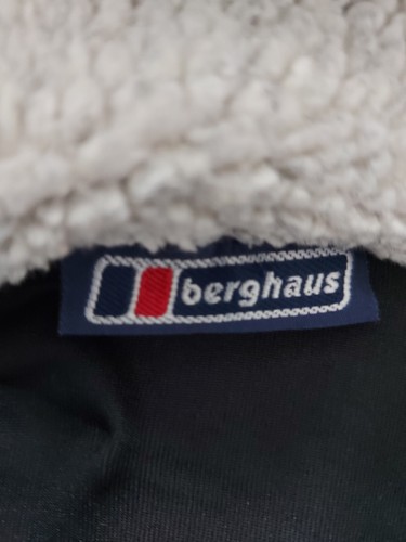Berghaus Fleece Jacket Thick Vintage 90s Lined Beige Mens Size Medium - Picture 5 of 18