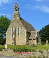 PHOTO  CHURCH OF ST JOHN FERNHAM OXFORDSHIRE 1861 BY J H HUGALL AS RECORDED BY G