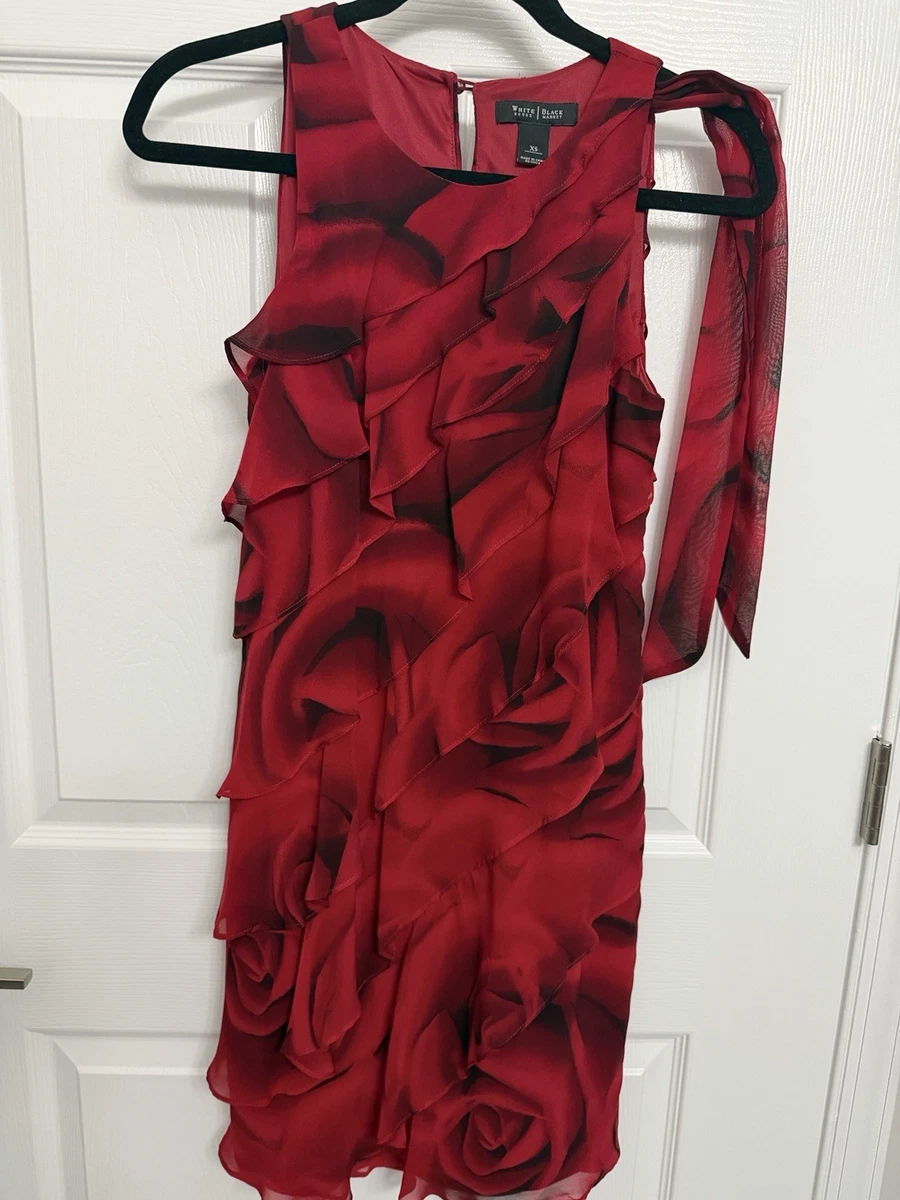 white house black market red dress Dress Casual Short By White House Black Market In Maroon, Size: 0