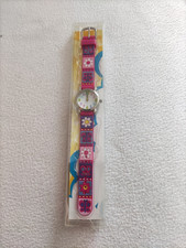 Armband-Uhr -  Kinder - Mädchen - Lernuhr - Blumen - Quarz - Schule - neu  - OVP