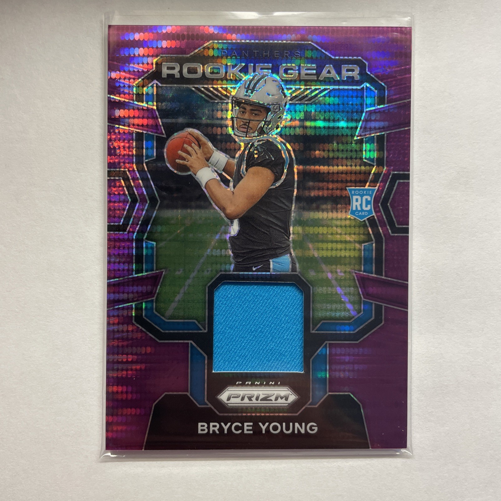 2023 Prizm Bryce Young Rc Rookie Gear Relic Pink Prizm #RG-BY