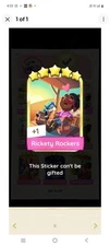 Rickety Rockers ; Golden Blitz: 5 Star Stickers 🔥🔥fast Send