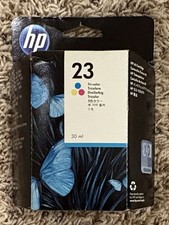 Genuine HP 23 Printer Cartridge TRI-COLOR Ink 30 mL New Sealed Expired May 2013