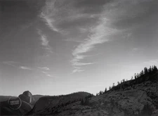VTG Ansel Adams Yosemite Valley Half Dome Engraving Art Landscape 1959 Mat 13x16