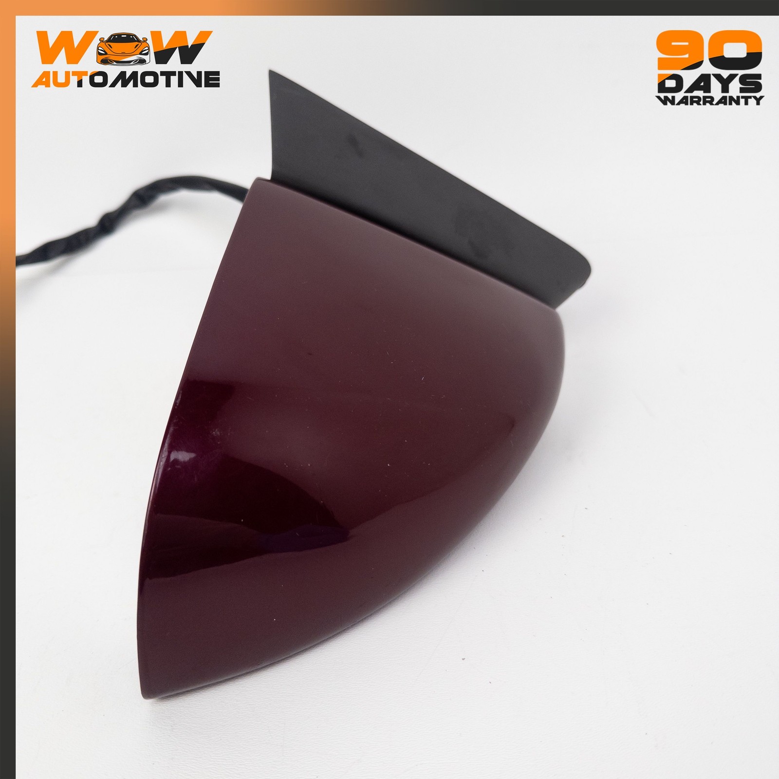 88-96 CHEVROLET CORVETTE C4 RIGHT PASSENGER SIDE VIEW MIRROR ASSEMBLY RED OEM