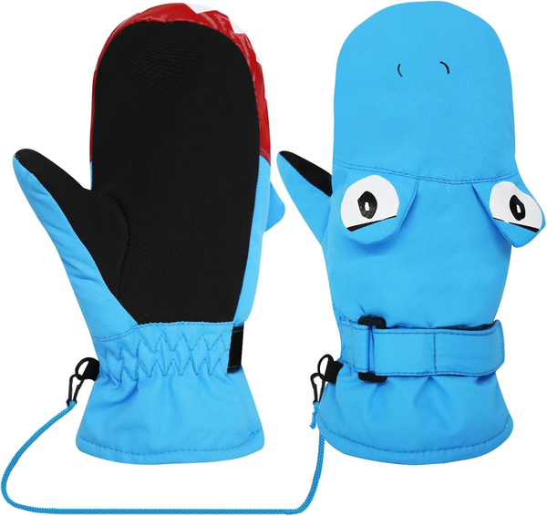 Skihandschuhe Kinder Winter FäUstlinge Handschuhe Jungen MäDchen 1-10 Jahre Warm-image