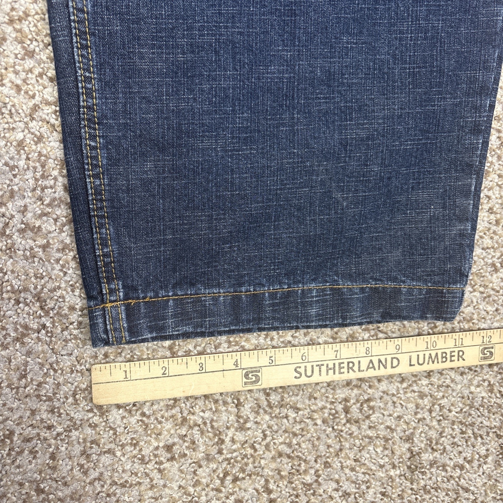 U.S. Polo Assn Jeans Mens 52x34 Denim Dark Wash Vtg Fits 51 X 34 NEW - View 16