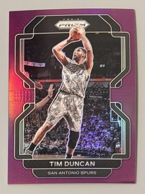 2021-22 Panini Prizm - Tim Duncan #268 Purple Prizm /99