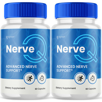 (2 Pack) Nerve Q Advanced Nerve Support Max Formula Nerve Q Vitamin 120 Capsules