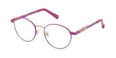 Barrow VBA025 Oro rose' c/parti fuxia lucido 50/18/140 UNISEX Brillen