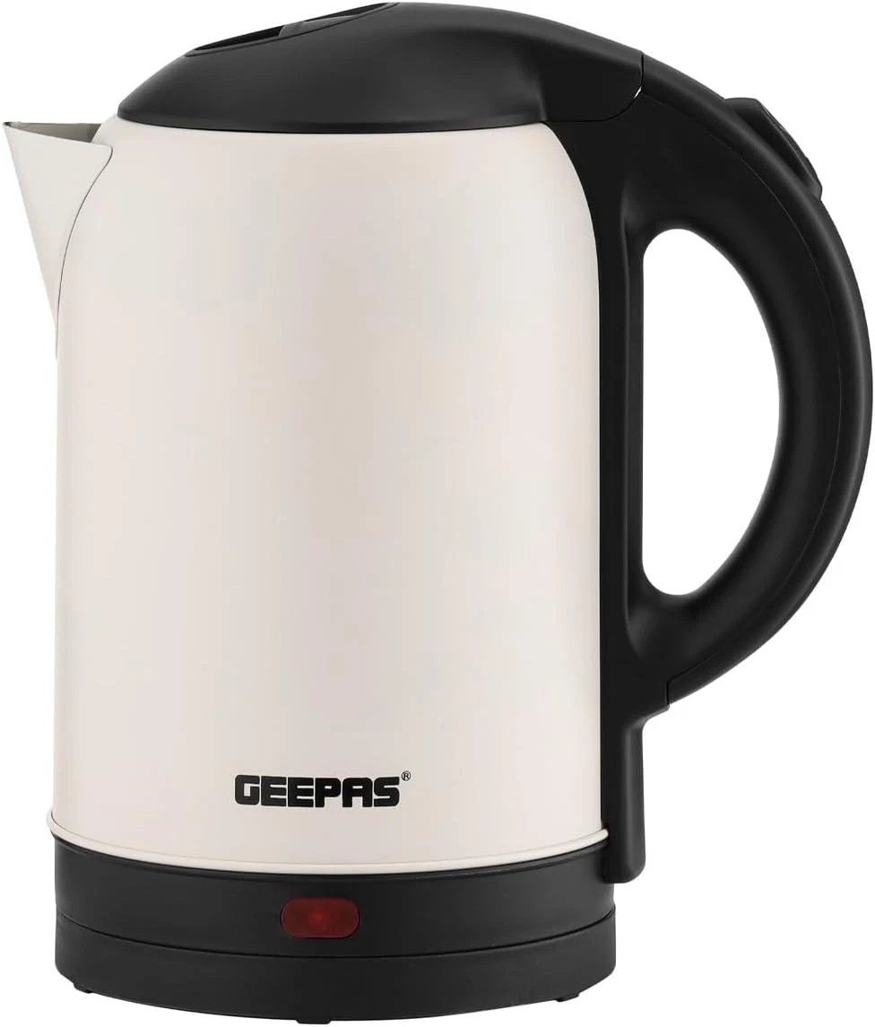 Electric Kettle 1.8L Cordless Stainless Steel Jug Kettle 1800W Matte Cream