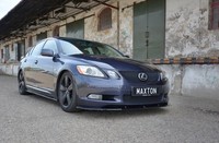 Maxton Design Frontlippe V.1 Passend FüR Lexus GS Mk3 Schwarz Hochglanz