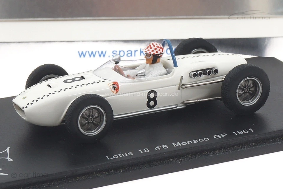Lotus 18 GP Monaco 1961 Signature Originale Michael May Spark 1:43 S1828 - Photo 2/4