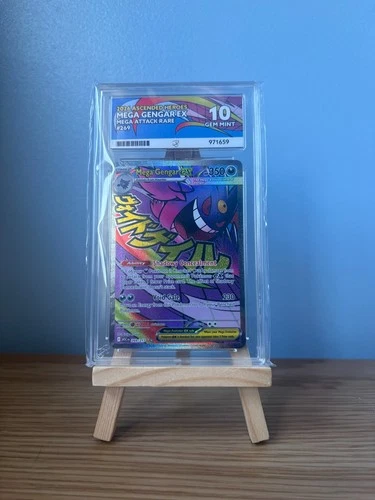Pokémon TCG Ascended Heroes Mega Gengar EX 269/217 Ace 10 - Perfect Sub Grades