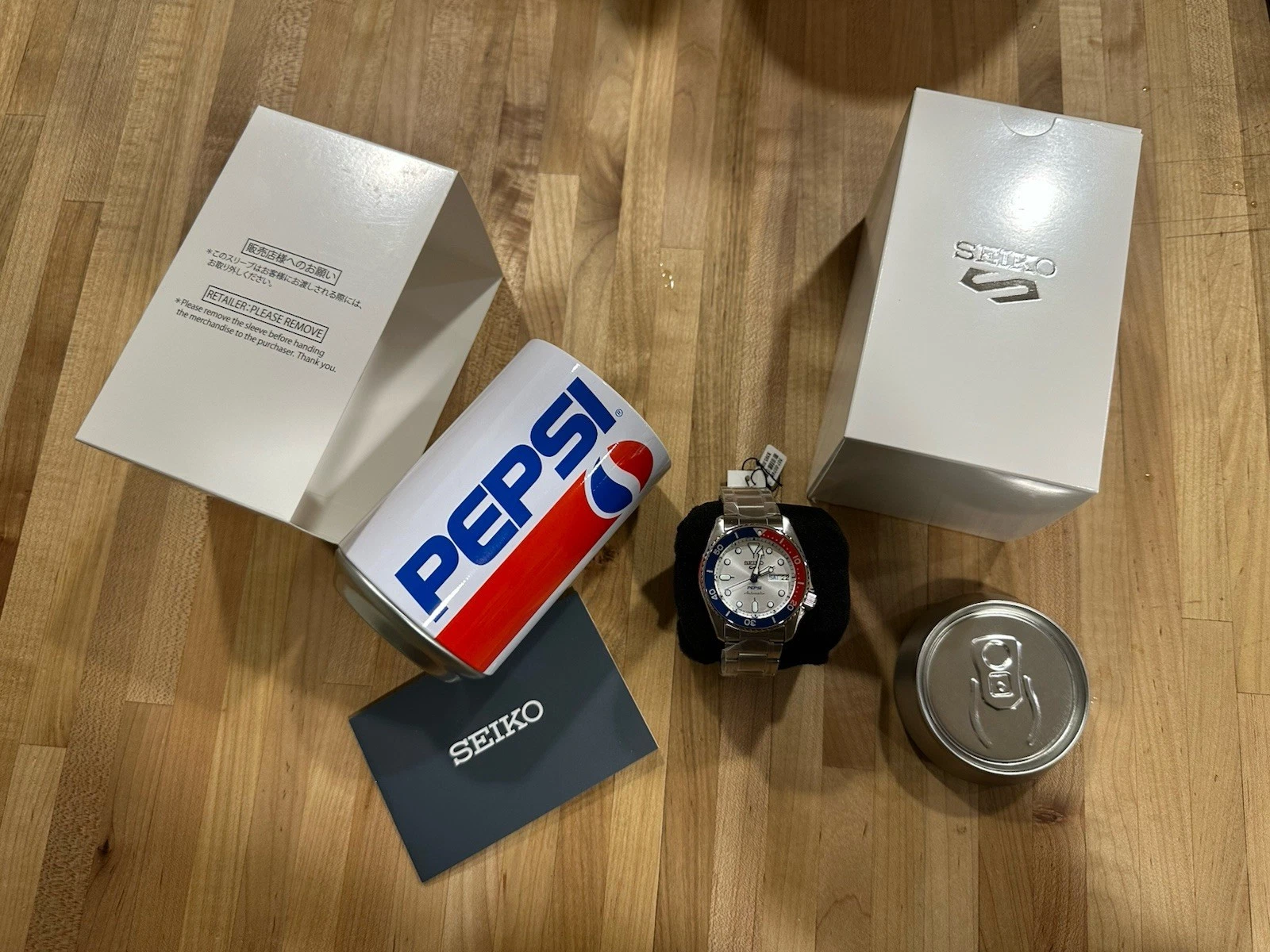 Seiko 5 Sports x Pepsi Limited Edition SRPL99 NEW IN BOX