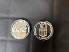 Coca Cola 1oz .999 Fine silver Round In Capsule Sigma Tested