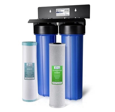 iSpring WGB22BM Whole House Water Filter System, Reduces Iron,Manganese,Chlorine
