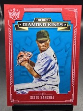 2021 Panini Diamond Kings #DDK-MM Sixto Sanchez Debut Diamond Kings Red Frame