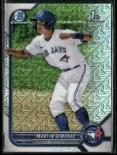 2022 Bowman Mega Box Martin Gimenez #BCP-97 Mojo Refractor Blue Jays