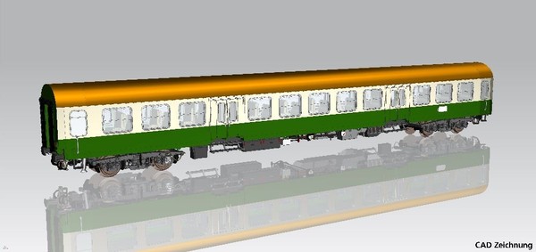 Piko 28005, Mitteleinstiegswagen 2. Kl., Dr, Neu & Ovp, H0-image