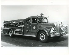 Oakhurst NJ 1949 Mack LS Quad - 8x10 Fire Apparatus Photo