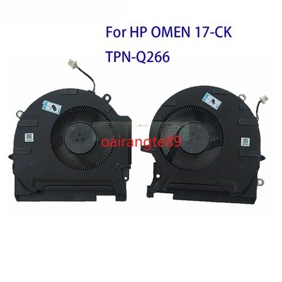 CPU GPU Fan Cooling For HP OMEN 17-CK CK1000 TPN-Q266 M78888 M78889-001