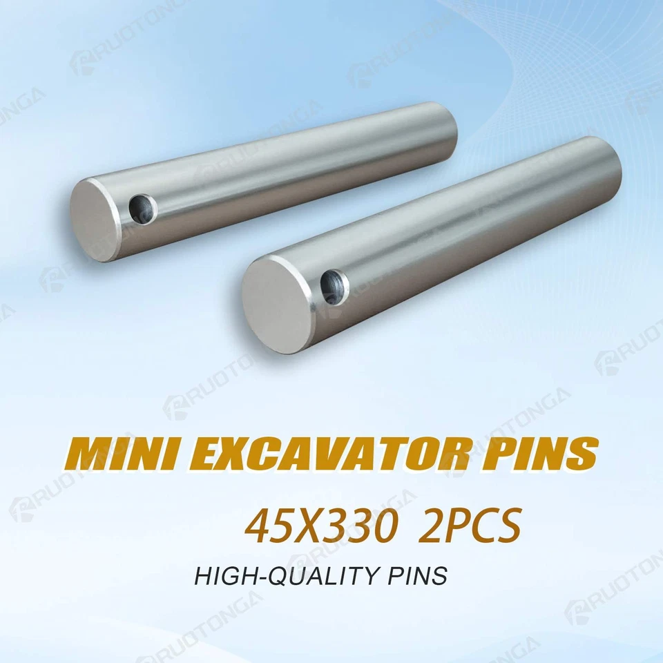 Pasador de canastilla para excavadora de 45 mm x 13 pulgadas apto para John Deere/Yanmar/Kubota/Takeuchi Foto 4 de 4